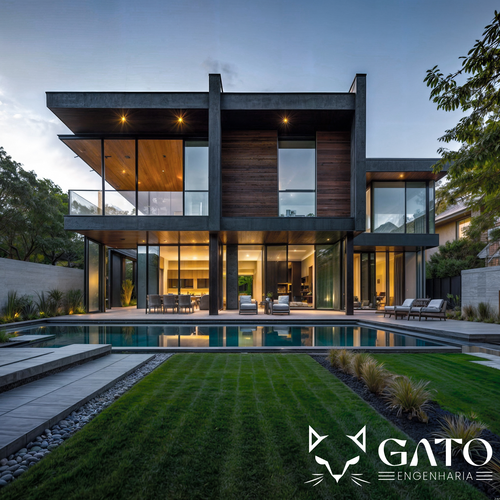 Default_The_faade_of_a_highend_luxury_house_features_a_sleek_m_1-enhanced