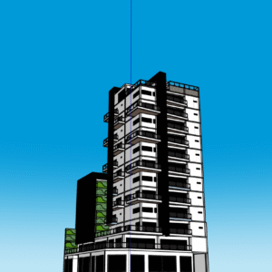 Edifício Duplex Padrão Alto
