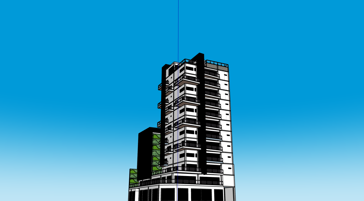 Edifício Duplex Padrão Alto