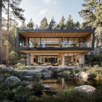 Default_Photorealistic_architectural_rendering_of_a_modern_lux_0